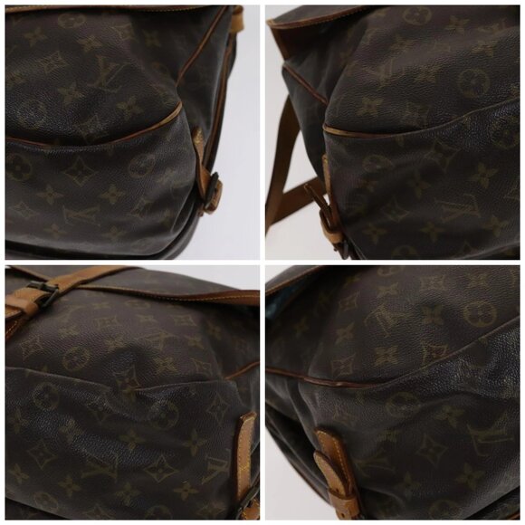 LOUIS VUITTON Monogram Saumur 35 Shoulder Bag LV Auth - Picture 16 of 16